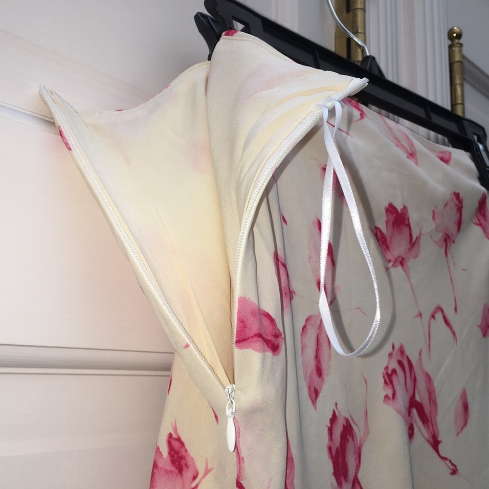 Princess Polly Mangoes Floral Print Cream Pink Maxi Long Skirt - Picture 7 of 12
